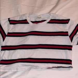 Brandy Melville striped crop top